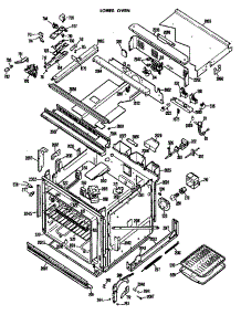 Lower Oven parts for Ge Range/Microwave Combo JKP77G*02 from AppliancePartsPros.com