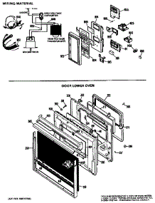 Wiring Material parts for Ge Range/Microwave Combo JKP78G*K1 from AppliancePartsPros.com