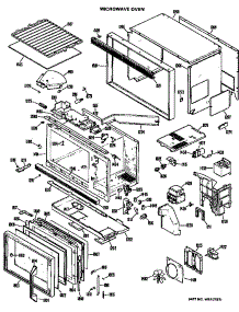 Microwave Oven parts for Ge Range/Microwave Combo JKP78G*K1 from AppliancePartsPros.com