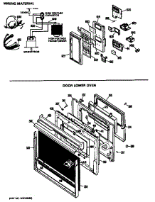 Wiring Material parts for Ge Range/Microwave Combo JKP78G*K2 from AppliancePartsPros.com