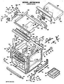 Lower Oven parts for Ge Range/Microwave Combo JKP78G*K4 from AppliancePartsPros.com