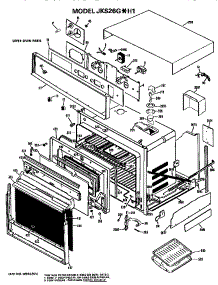 Upper Oven parts for Ge Electric Wall Oven JKS26G*H1 from AppliancePartsPros.com