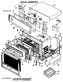 Upper Oven parts for Ge Microwave/Hood Combo JKS26G*J1 from AppliancePartsPros.com