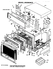 Upper Oven parts for Ge Electric Wall Oven JKS26G*J2 from AppliancePartsPros.com