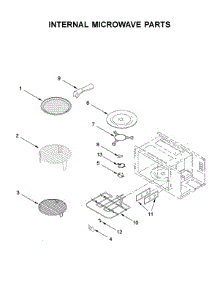 Internal Microwave Parts parts for Jenn-Air Built-In Microwave JMC2427IL01 from AppliancePartsPros.com