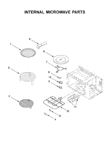 Internal Microwave Parts parts for Jenn-Air Built-In Microwave JMC2427IL02 from AppliancePartsPros.com