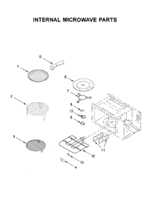 Internal Microwave Parts parts for Jenn-Air Built-In Microwave JMC2427IM02 from AppliancePartsPros.com