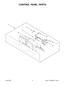 Control Panel Parts parts for Jenn-Air Built-In Microwave JMC2427LM00 from AppliancePartsPros.com