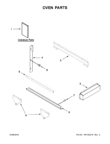 Oven Parts parts for Jenn-Air Built-In Microwave JMC2430DB02 from AppliancePartsPros.com