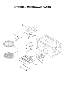 Internal Microwave Parts parts for Jenn-Air Built-In Microwave JMC2430DP02 from AppliancePartsPros.com