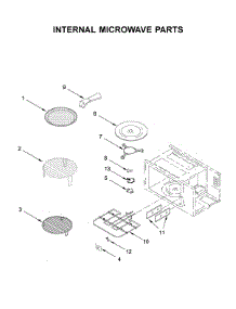 Internal Microwave Parts parts for Jenn-Air Built-In Microwave JMC2430IL02 from AppliancePartsPros.com