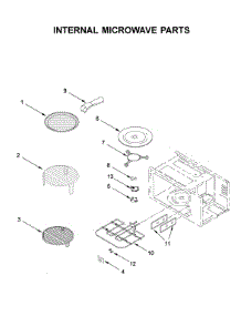 Internal Microwave Parts parts for Jenn-Air Built-In Microwave JMC2430IL03 from AppliancePartsPros.com
