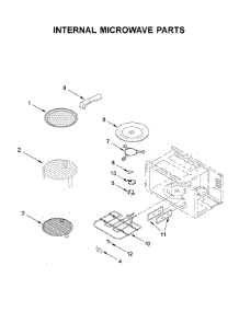 Internal Microwave Parts parts for Jenn-Air Built-In Microwave JMC2430IM01 from AppliancePartsPros.com