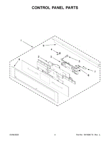 Control Panel Parts parts for Jenn-Air Built-In Microwave JMC2430LL00 from AppliancePartsPros.com
