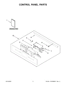 Control Panel Parts parts for Jenn-Air Built-In Microwave JMC2430LM00 from AppliancePartsPros.com