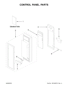 Control Panel Parts parts for Jenn-Air Countertop Microwave JMC3415ES01 from AppliancePartsPros.com