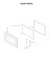 Door Parts parts for Jenn-Air Countertop Microwave JMC3415ES01 from AppliancePartsPros.com