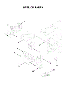 Interior Parts parts for Jenn-Air Built-In Microwave JMDFS24GS01 from AppliancePartsPros.com