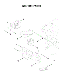 Interior Parts parts for Jenn-Air Built-In Microwave JMDFS24HM0 from AppliancePartsPros.com