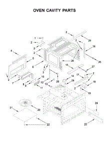 Oven Cavity Parts parts for Jenn-Air Built-In Microwave JMDFS24HM01 from AppliancePartsPros.com