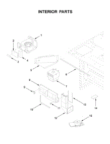 Interior Parts parts for Jenn-Air Built-In Microwave JMDFS24HM01 from AppliancePartsPros.com