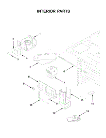 Interior Parts parts for Jenn-Air Built-In Microwave JMDFS30HM0 from AppliancePartsPros.com