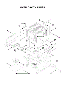 Oven Cavity Parts parts for Jenn-Air Built-In Microwave JMDFS30HM01 from AppliancePartsPros.com