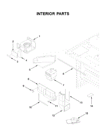 Interior Parts parts for Jenn-Air Built-In Microwave JMDFS30HM01 from AppliancePartsPros.com
