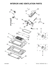 Interior And Ventilation Parts parts for Jenn-Air Microwave/Hood Combo JMV8208CS07 from AppliancePartsPros.com