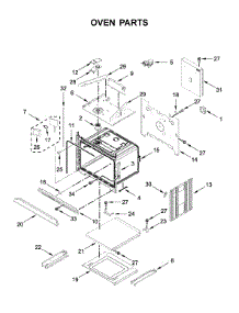 Oven Parts parts for Jenn-Air Wall Oven/Microwave Combo JMW2427IL02 from AppliancePartsPros.com