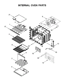 Internal Oven Parts parts for Jenn-Air Wall Oven/Microwave Combo JMW2427IL02 from AppliancePartsPros.com