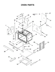 Oven Parts parts for Jenn-Air Wall Oven/Microwave Combo JMW2427IL03 from AppliancePartsPros.com