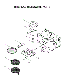 Internal Microwave Parts parts for Jenn-Air Wall Oven/Microwave Combo JMW2427IL03 from AppliancePartsPros.com