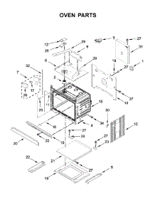 Oven Parts parts for Jenn-Air Wall Oven/Microwave Combo JMW2427IM02 from AppliancePartsPros.com