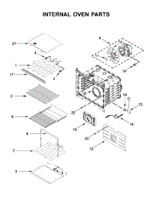Internal Oven Parts parts for Jenn-Air Wall Oven/Microwave Combo JMW2427IM02 from AppliancePartsPros.com
