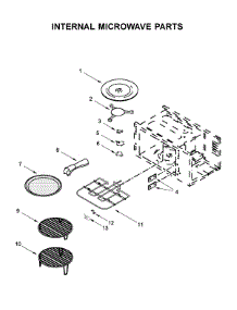 Internal Microwave Parts parts for Jenn-Air Wall Oven/Microwave Combo JMW2427IM03 from AppliancePartsPros.com