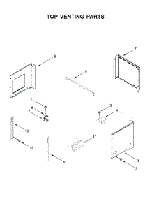 Top Venting Parts parts for Jenn-Air Wall Oven/Microwave Combo JMW2427IM03 from AppliancePartsPros.com