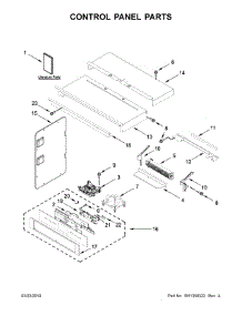 Control Panel Parts parts for Jenn-Air Wall Oven/Microwave Combo JMW2430DP04 from AppliancePartsPros.com