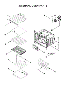 Internal Oven Parts parts for Jenn-Air Wall Oven/Microwave Combo JMW2430DP04 from AppliancePartsPros.com