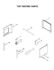 Top Venting Parts parts for Jenn-Air Wall Oven/Microwave Combo JMW2430DP04 from AppliancePartsPros.com