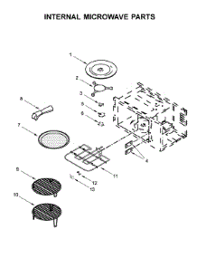 Internal Microwave Parts parts for Jenn-Air Wall Oven/Microwave Combo JMW2430DS04 from AppliancePartsPros.com