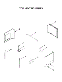 Top Venting Parts parts for Jenn-Air Wall Oven/Microwave Combo JMW2430DS04 from AppliancePartsPros.com