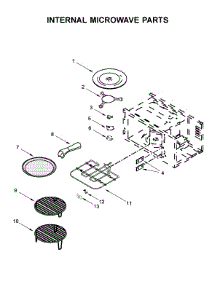 Internal Microwave Parts parts for Jenn-Air Wall Oven/Microwave Combo JMW2430IL01 from AppliancePartsPros.com
