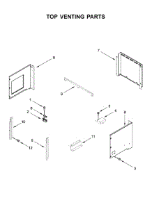 Top Venting Parts parts for Jenn-Air Wall Oven/Microwave Combo JMW2430IL01 from AppliancePartsPros.com