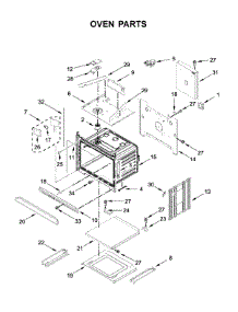 Oven Parts parts for Jenn-Air Wall Oven/Microwave Combo JMW2430IL02 from AppliancePartsPros.com
