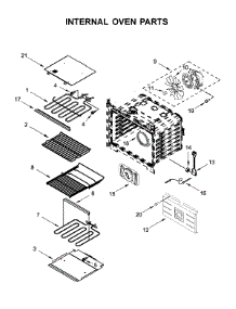 Internal Oven Parts parts for Jenn-Air Wall Oven/Microwave Combo JMW2430IL02 from AppliancePartsPros.com