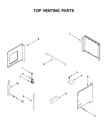 Top Venting Parts parts for Jenn-Air Wall Oven/Microwave Combo JMW2430IL02 from AppliancePartsPros.com