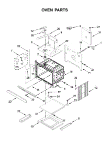 Oven Parts parts for Jenn-Air Wall Oven/Microwave Combo JMW2430IM01 from AppliancePartsPros.com