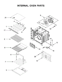 Internal Oven Parts parts for Jenn-Air Wall Oven/Microwave Combo JMW2430IM01 from AppliancePartsPros.com