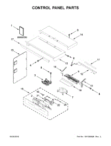 Control Panel Parts parts for Jenn-Air Wall Oven/Microwave Combo JMW2430IM02 from AppliancePartsPros.com